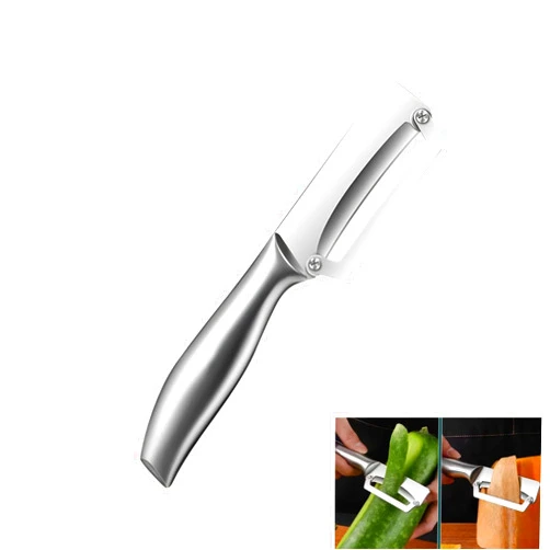 Antoyoker Vegetable Peeler for Kitchen Stainless Steel Peeler for Vegetable,Carrot and Fruit with Ergonomic Safety and Control Handle-Dishwasher Safety