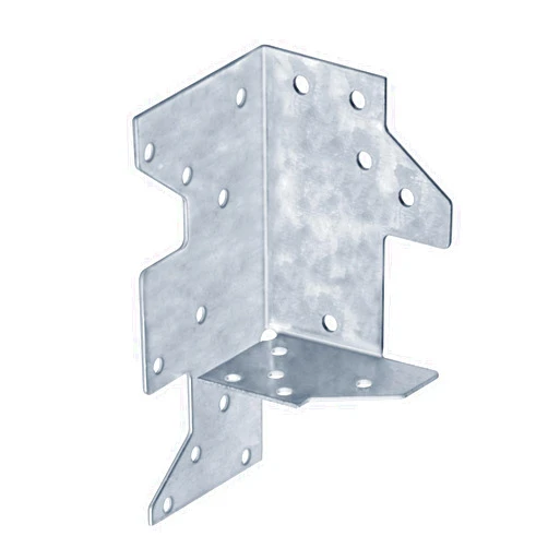 MOUNTAIN_ARK 20 Pack Framing Angle Anchor Left, 4 x 2 x2 in. Steel Triple Grips, 18 Gauge Hurricane Tie 90 Degree L Bracket for Fixing Light Steel / Timber Joints, Roof Truss/Stud/Rafter to Wall Plate Connector