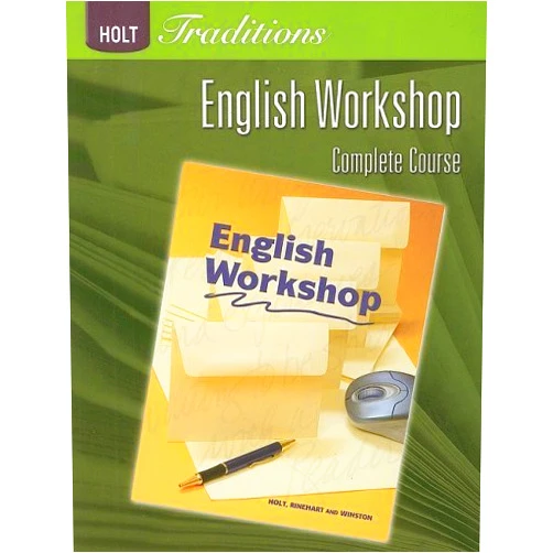 By unknown author (Author) By RINEHART AND WINSTON HOLT Holt Traditions Warriner's Handbook: English Workshop Workbook Grade 12 Sixth Course (1st Edition)