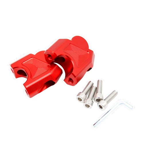 ERGDR 28MM Motorcycle Handlebar Heightening Code Riser Mount Clamp Adapter for Benelli for 502C for TRK502 for TRK502X for LEONCINO 500 (Color : 3)