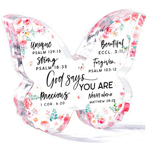 Jettryran Christian Gifts for Women Birthday Inspiration Religious Gift, God Says You Are Pastor Spiritual Gifts Catholic Encouragement Christmas Gifts Mom Friends Coworker Sister Faith Based Desk Decor Plaque