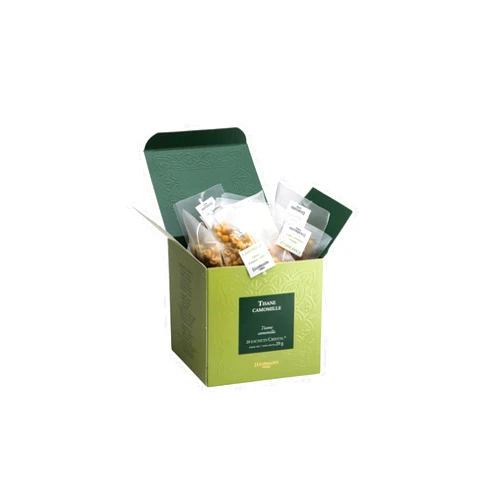 Dammann Freres Sachets, Chamomile Tea Bags, Premium Gourmet French Herbal Tea, 20 Count (Single Pack)