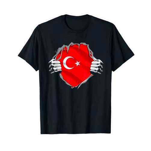 Wowsome! Turkish Roots Turkish Flag Turkey Turkiye Citizen Heritage T-Shirt
