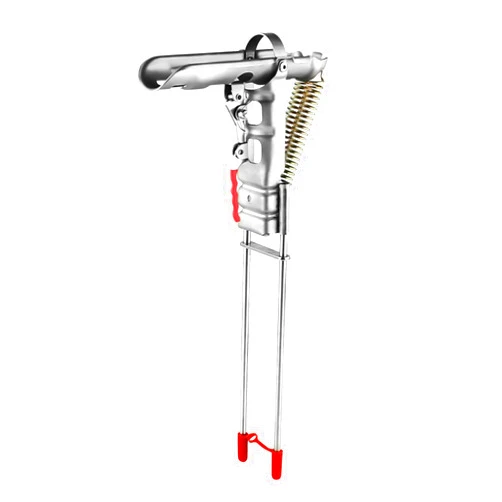 SEEOR Fishing Rod Ground Holder Base Spring Fish Poles Bracket Adjustable Fishing Bracket Automatic Spring Fishing Rod Holder