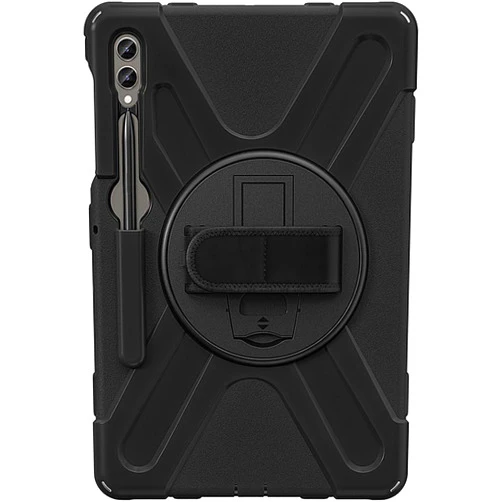 ZERODAMAGE SAHARA CASE Sahara Defense-X Series Case for Samsung Galaxy Tab S10+, S9+, S9 FE+, S8+, Black (TB00334)