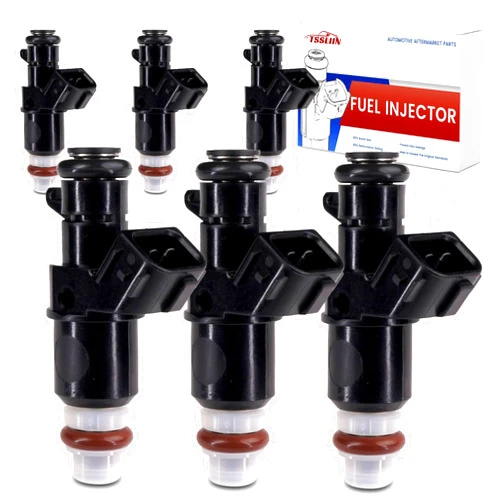 TSSLIIN Fuel Injectors Fits For-Honda Accord 2003-2007 Odyssey 2005-2017 Pilot 2005-2011 Ridgeline 2006-2014 for-Acura MDX 2003-2006 TL 2004-2008 for-Saturn Vue 2004-2007, OE 8001492N FJ485