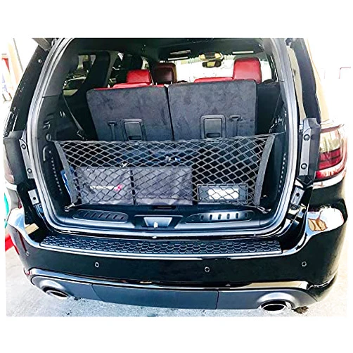 Trunknets Inc Envelope Style Trunk Mesh Cargo Net - Dodge Durango SXT GT R/T SRT 1998 - 2025 Car Accessories - Premium Trunk Organizers and Storage - Cargo Net For Truck - Best Carrier Organizer for Dodge Durango.