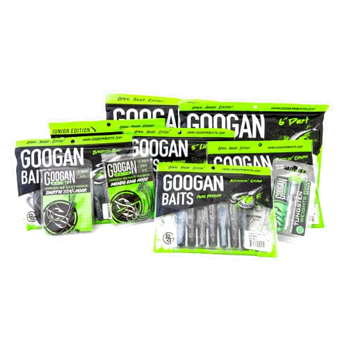 Googan Baits Lake Fishing Bundle – Comprehensive Bass Fishing Lure Set with Tackle Box – Includes Soft Baits and Accessories for Year-Round Freshwater Angling