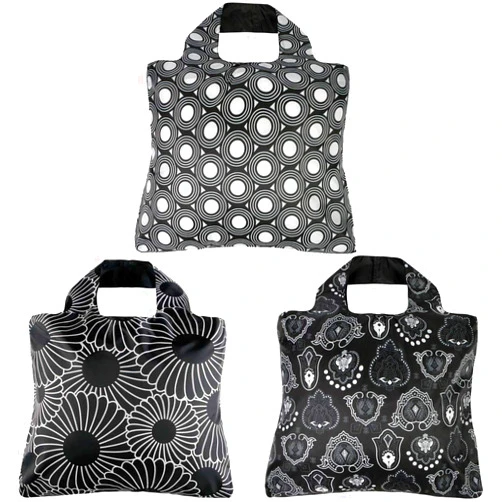 Envirosax Reusable Shopping Bag, Set of 3, Monochromatic Set 2 Set of 3 Monochromatic Set 2