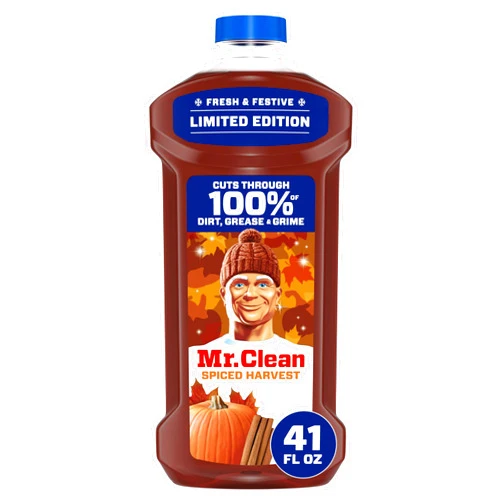 Mr. Clean All Purpose Cleaner, Cleaning Liquid, Spiced Harvest, 41oz