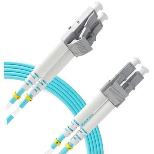 BEYONDTECH LC to LC OM4 Fiber Patch Cable Multimode Duplex - 1m (3ft) - 50/125 100Gb Aqua Color LSZH - Beyondtech PureOptics Series