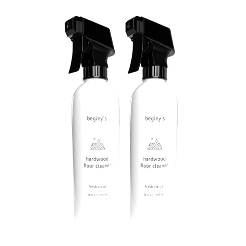 Begley's Hardwood Floor Cleaner - 24oz Wooden Floor Cleaner Spray Bottle - Wood Floor Cleaner - Hardwood Cleaner - Pet Safe Floor Cleaner for Mopping - Citrus Scent Pet Friendly Floor Cleaner