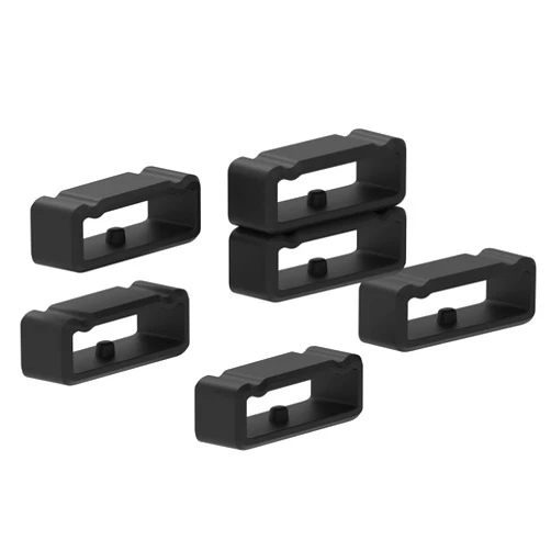 RuenTech 6-Pack Band Keeper Compatible with Suunto 9&9 baro/Suunto 7/Suunto D5/Suunto Core/Suunto Traverse/Suunto Ambit 3 2 1/Suunto Spartan Sport Wrist HR Fastener Ring Silicone Band Holder Clips Security Loop
