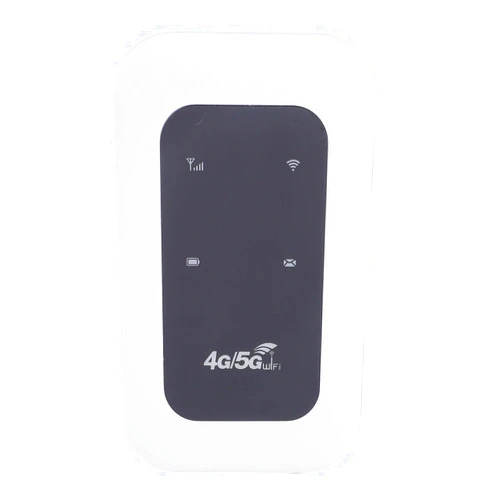 Sanpyl 4G 5G WiFi Mobile Hotspot, Portable 4G WiFi Router with 2100mAh Battery, 10 Connected Devices, 300Mbps Pocket Hotspot for Travel Business Trips