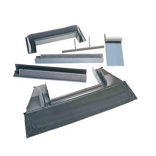 VELUX ECW 1446 0000C Skylight Flashing, 1430/1446 High-Profile Tile Roof Flashing w/Adhesive Underlayment for Curb Mount Skylights