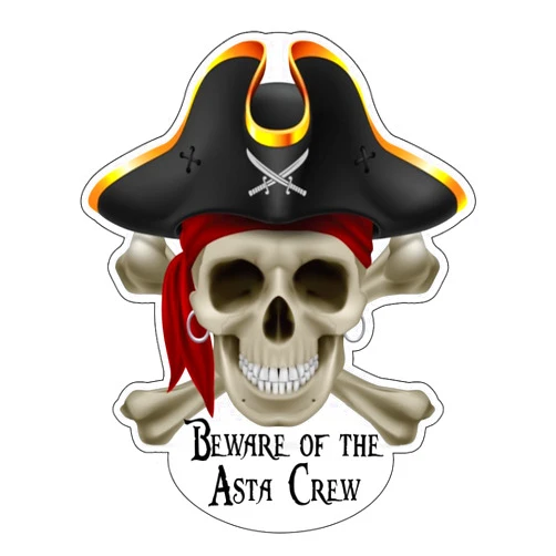 RSVP Custom Creations Pirate Hat Skull Magnet Decoration Personalized Customized for your Stateroom Door on your Disney Cruise, Carnival, Royal Caribbean, Norwegian, etc