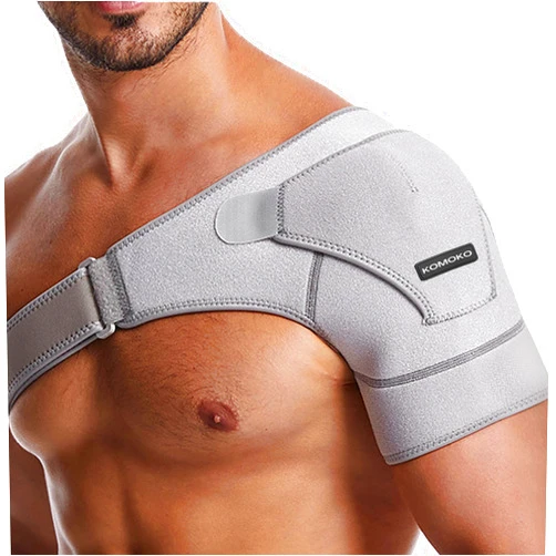 KMEIVOL Komoko Shoulder Brace, Rotator Cuff Support Brace with Ice Pack Insertion Capability, Pressure for Preventing Strains and Dislocation, Alleviating Shoulder Pain, Adjustable Fit for Men and Women