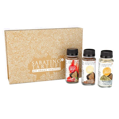 Sabatino Tartufi Sabatino Truffle Zest Trio, The Original All Purpose Gourmet Truffle Powder, Gourmet Truffle Seasoning Gift Set