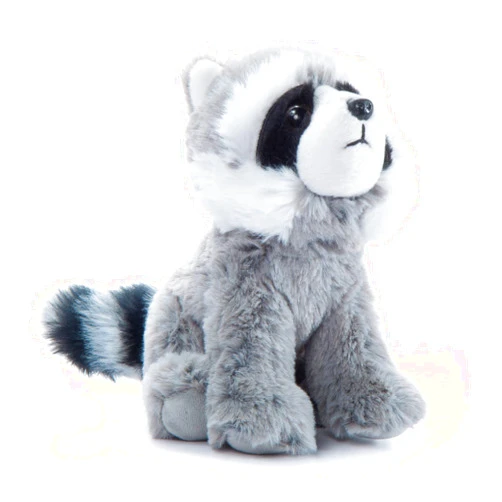 The Petting Zoo Raccoon Stuffed Animal Plushie, Gifts for Kids, Wild Onez Babiez Zoo Animals, Raccoon Plush Toy 6 inches
