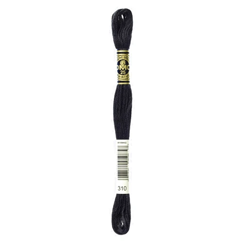 Dmc 6-Strand Embroidery Cotton 8.7yd-Black