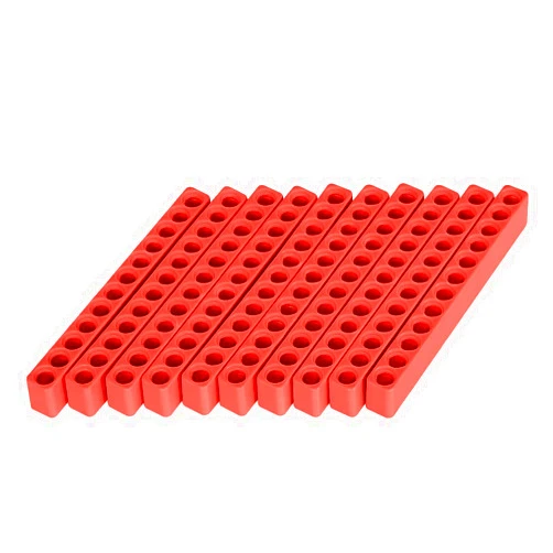 Toolcool 10 Pcs 12 Holes Hex Bit Holder Organizer Screwdriver Bit Holder 1/4 Inch Bit Storage Flexible Plastic