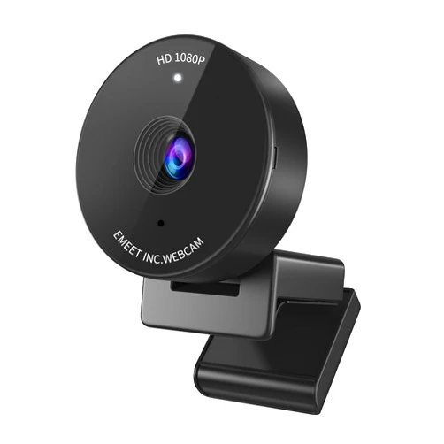 EMEET 1080P Webcam - USB Webcam with Microphone & Physical Privacy Cover, Noise-Canceling Mic, Auto Light Correction, C950 Ultra Compact FHD Web Cam w/ 70°View for Meeting/Online Classes/Zoom/YouTube