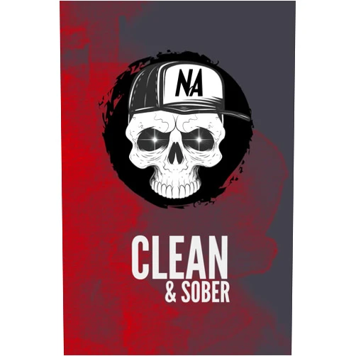 Book Designs Clean And Sober: NA 12 Step Workbook/Narcotics Anonymous/Never Alone/Rehab And Group Or Independent Rehabilitation/Addiction Journal