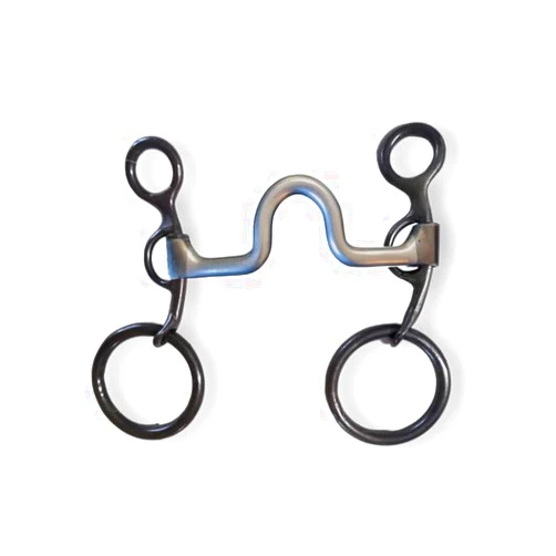 Dutton Bits The Bit Makers Dutton Bits Old Cowboy Shank with Narrow High Port Equine Bit