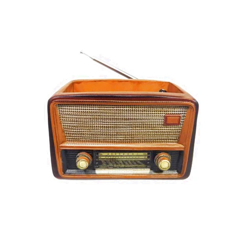 WTBFBY Radio Shape Flowerpot,Resin Succulent Planter Unique Planter Pots Flower Container Retro Radio Ornaments for Garden Landscape Tabletop