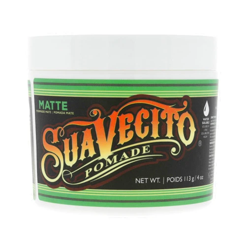 Suavecito Pomade Matte (No Shine) Formula 4 oz, 1 Pack - Medium Hold Hair Pomade For Men - Matte Hair Paste For Natural Texture Hairstyles
