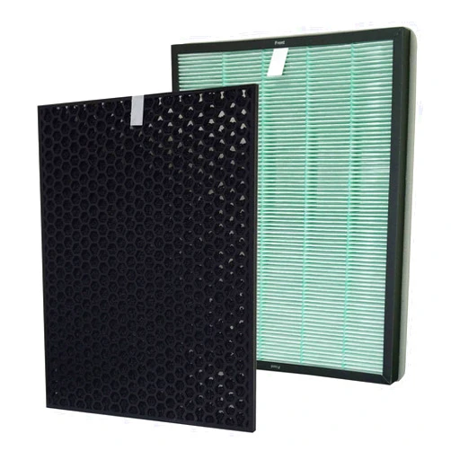 PUREBURG Replacement Filter Set Compatible with RabbitAir BioGS 2.0 Ultra Quiet Model SPA-550A & SPA-625A Air Purifiers,H13 True HEPA + Activated Carbon Filter Air Clean Odor