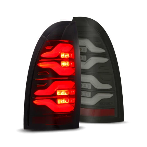 ModifyStreet Alpharex For 05-15 Tacoma LUXX-Series LED Tail Lights Black