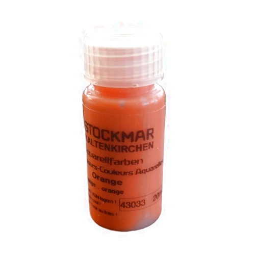 Stockmar Watercolor Paint: Orange, 20ml