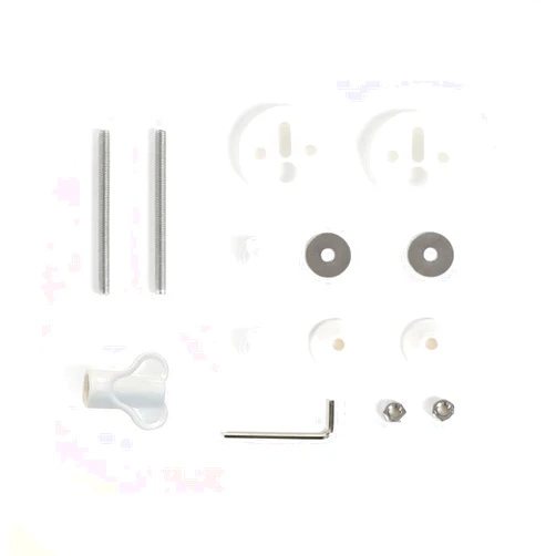 Angol Shiold 2PCS Toilet Seat Hinge Bolts Kit for Angol Shiold Toilet Seat with Quiet Close, Quick Release Hinges, Heavy Duty Stainless Steel Bolts with Extra Long Nut
