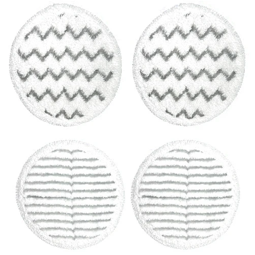 BUXEBUX 4 Pack 2124 Spinwave Mop Pad Replacement Pads Compatible with Bissell Spinwave Mops 2039 2037 2039A Series Steam Mop Pads for Bissell Spinwave Hard Floor Cleaning Kits 4 Scrubby Pads