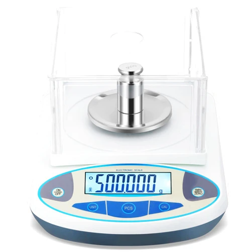 BAOSHISHAN 500g/0.001g Lab Scale Precision 1mg Analytical Electronic Balance Lab Balance for Micro Weighing (500g/1mg)