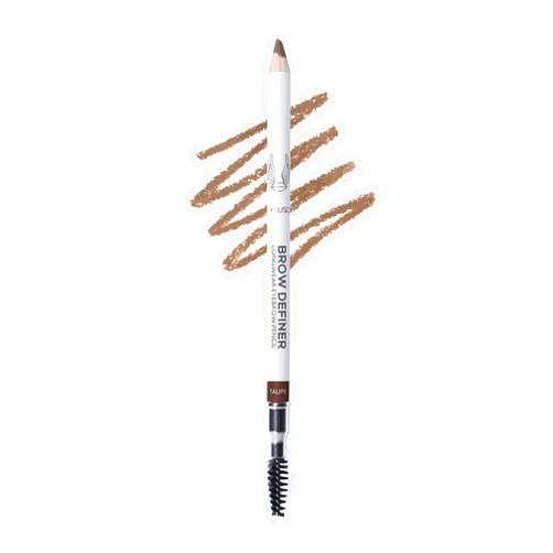 True + Luscious Brow Definer Pencil | Pomade and Powder Combo with Organic Castor Oil | Fills Shapes Eyebrows Waterproof Long-Lasting Vegan Cruelty-Free Clean Waterproof | Taupe (Universal)