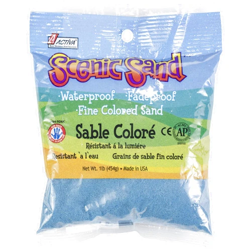 ACTIVA SAND-4485 Scenic Sand, 1-Pound, Light Blue