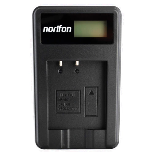 Norifon KLIC-7001 LCD USB Charger for Kodak Easyshare M1063, M320, M340, M341, M763, M863, V550, V570, V610, V705 Camera and More