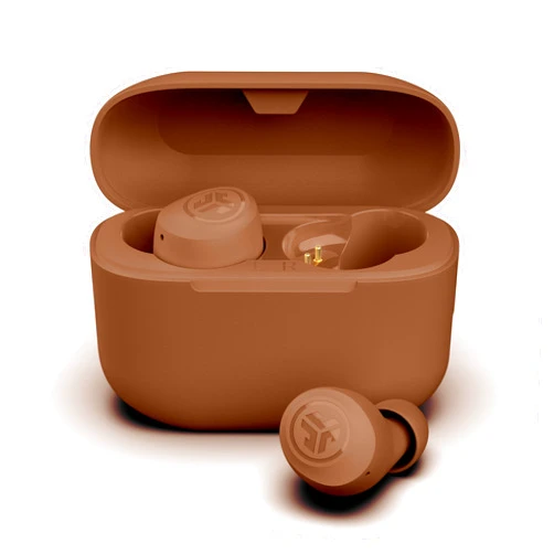JLab Go Air Pop+ Tones True Wireless Earbuds, in Ear Headphones, Bluetooth Earphones, 35H Playtime Ear Buds, Bluetooth Earbuds with Microphone, USB-C Charging Case, Dual Connect, EQ3 Sound, (1615 C)