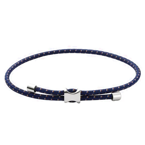 Miansai Mens Orson Pull Bungee Rope Bracelet | Sterling Silver