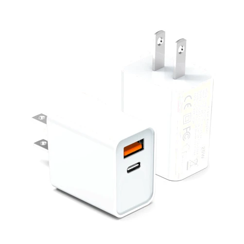 LCGENS USB C Wall Charger Block 20W, 2-Pack Dual Port PD Power Delivery Fast Type C Charging Block Plug Compatible with iPhone 11/12/13/14/15/16/Pro Max, XS/XR/X, Ipad Pro, Samsung Galaxy