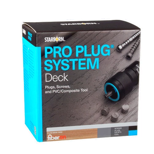 Pro Plug System for Fiberon Warm Sienna Decking - 100 Square Feet - Epoxy #10 x 2-3/4