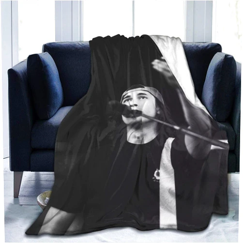 SUNZHI Blanket Vic Musics Fuentes Throw Flannel Blankets for Bed Sofa Room Couch Chair Camping Travel Lightweight Warm Soft Air Conditioning Blankets for All Seasons 40