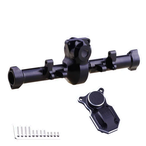 HobbyPark Aluminum Axle Case Front/Rear Diff Housing for Axial SCX24 1/24 RC Crawler Car (Rear)