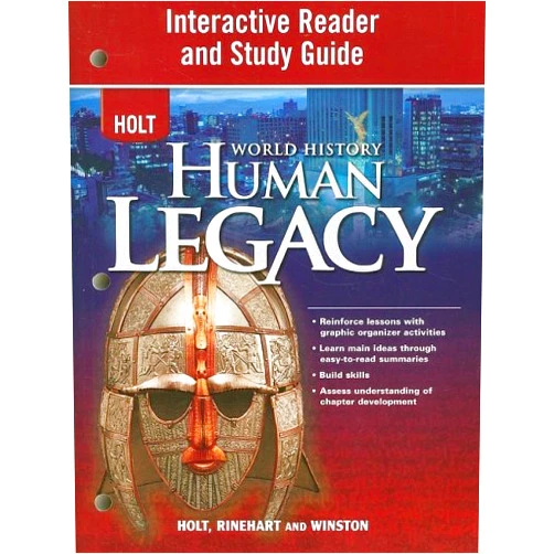 By Holt Rinehart and Winston (Author) Holt World History: Human Legacy