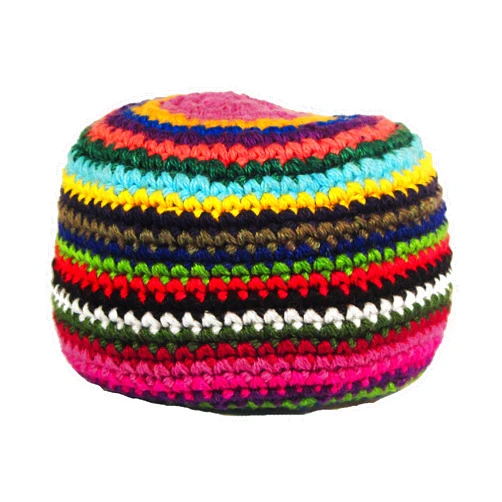 Fair Trade Producer in Guatemala Hacky Sack - Multi Stripe