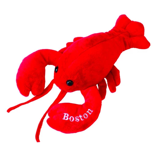 Mary Meyer Stuffed Animal Soft Toy, Lobbie Lobster- Boston, 10-Inches