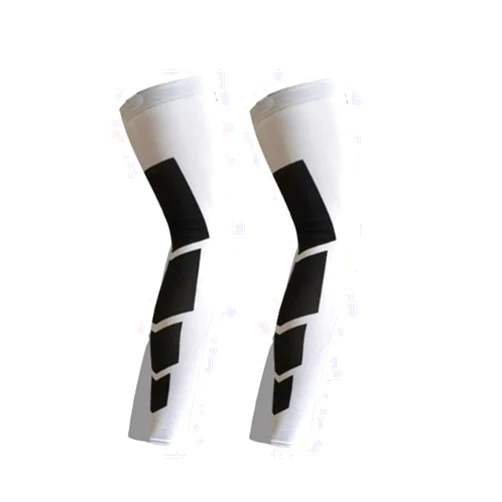 SUOGTS Sports Full Long Leg Compression Knee Sleeves UV Protect Thigh Calf for Men Women Running Football Basketball Cycling