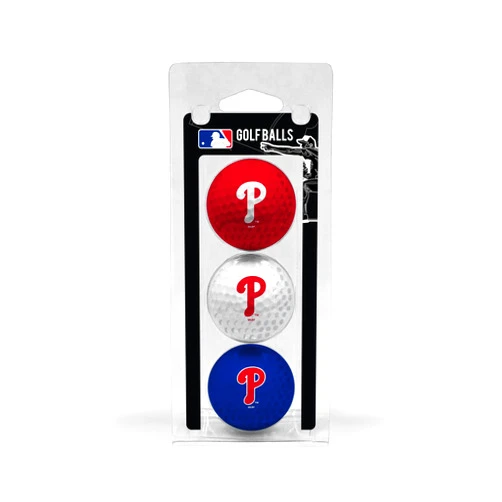 Team Golf MLB Regulation Size Golf Balls, 3 Pack, Full Color Durable Team Imprint
